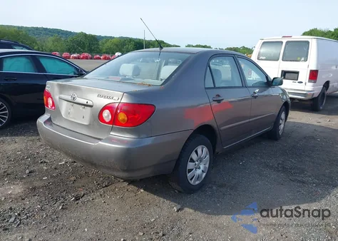2004 Toyota Corolla Le из США, поврежденный, VIN 2T1BR38E84C200300